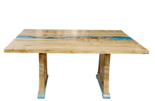 Load image into Gallery viewer, Portfolio Piece | Burly Grey Elm Blue River Table