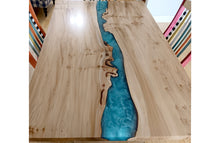 Load image into Gallery viewer, Portfolio Piece | Burly Grey Elm Blue River Table