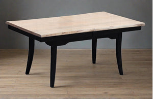 extendable live edge dining table