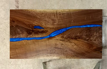 Load image into Gallery viewer, epoxy_river_table_walnut_blue_river_pond2