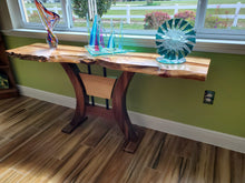 Load image into Gallery viewer, Portfolio Piece |  Grey Elm Solomon's River Table Pretty Penny River