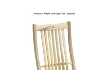 Load image into Gallery viewer, Ambrosia Maple Live Edge Side Chairs & Barstools