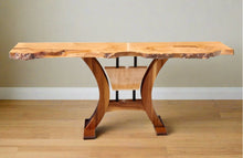 Load image into Gallery viewer, live edge hall table narrow