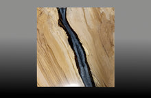 Load image into Gallery viewer, Portfolio Piece |  Spalted Maple Coffee Table | Diagonal  3D Black River