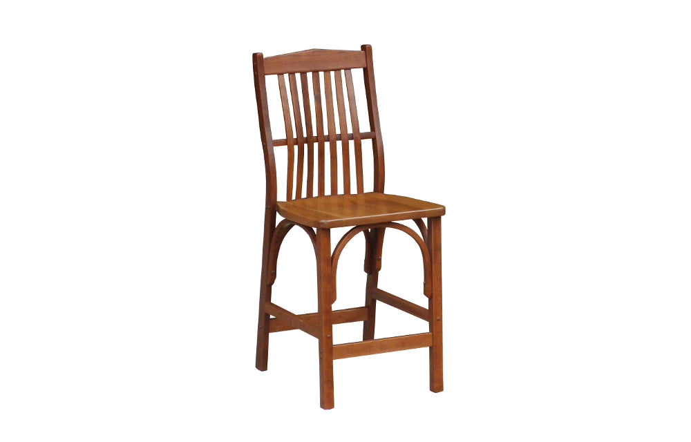 Mission Barstools Made in USA Solid Wood Counter & Pub Height