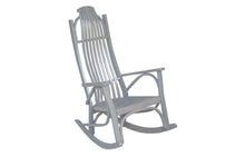 Load image into Gallery viewer, grey large arm rocking chair