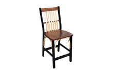 Load image into Gallery viewer, Live_edge_walnut_barstool_side_solid_walnut_maple_oak