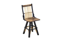 Load image into Gallery viewer, Live_edge_walnut_swivel_barstool_side_solid_walnut_maple_oak