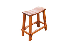 Load image into Gallery viewer, oak_wood_saddle_stool