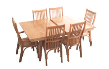 Load image into Gallery viewer, Shaker Swept Trestle Table Set