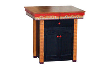 Load image into Gallery viewer, small_marble_extendable_island_painted_colorful