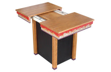 Load image into Gallery viewer, painted_colorful_extendable_cherry_wood_ilsland