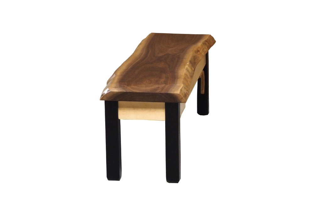 Small online walnut bench