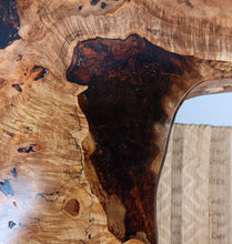 Load image into Gallery viewer, Portfolio Piece | Solomon&#39;s Jr Accent Table With Black Epoxy | Bark Details