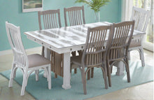 Load image into Gallery viewer, coastal dining table with six chairs