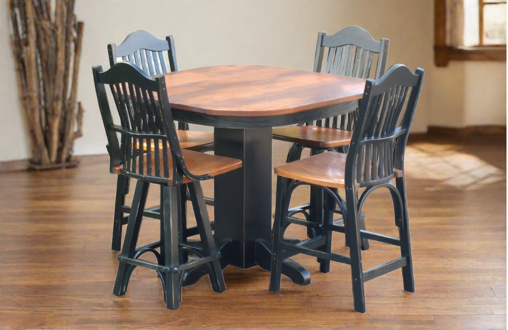 Cattleman Pub Table Set