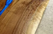 Load image into Gallery viewer, Dark Blue Walnut River Table