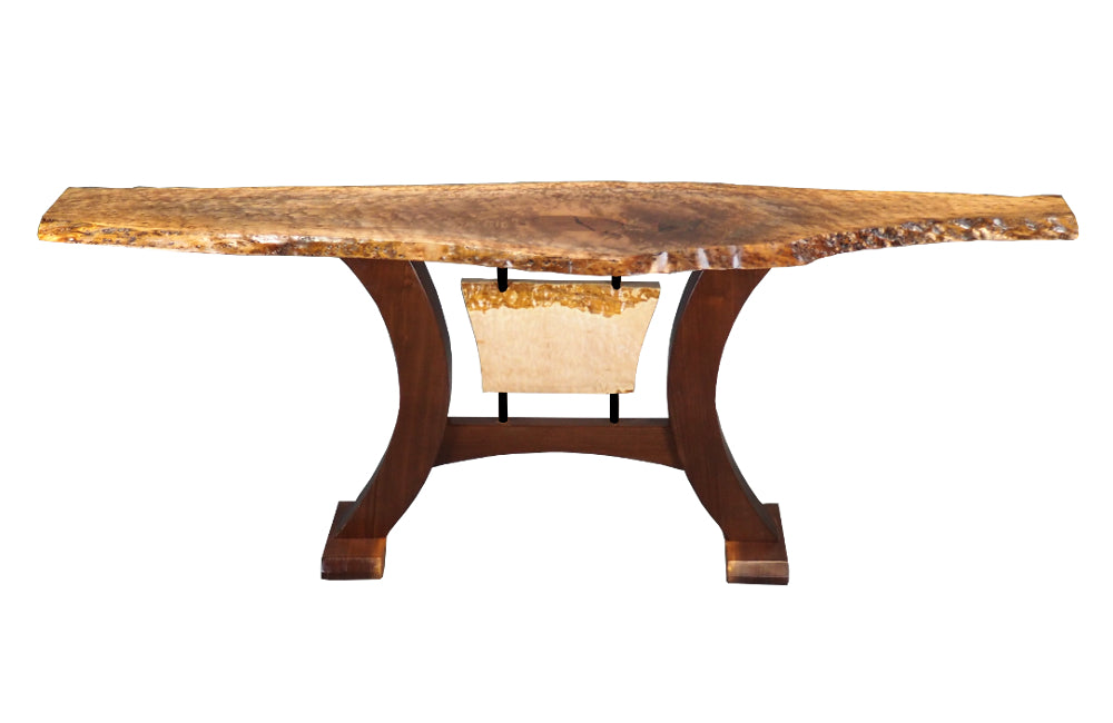 Solomon's Live Edge Entry/Sofa Table | Artistic Solid Wood Accent Table ...