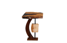 Load image into Gallery viewer, Ready Now | Solomon&#39;s Jr Accent Table With Black Epoxy