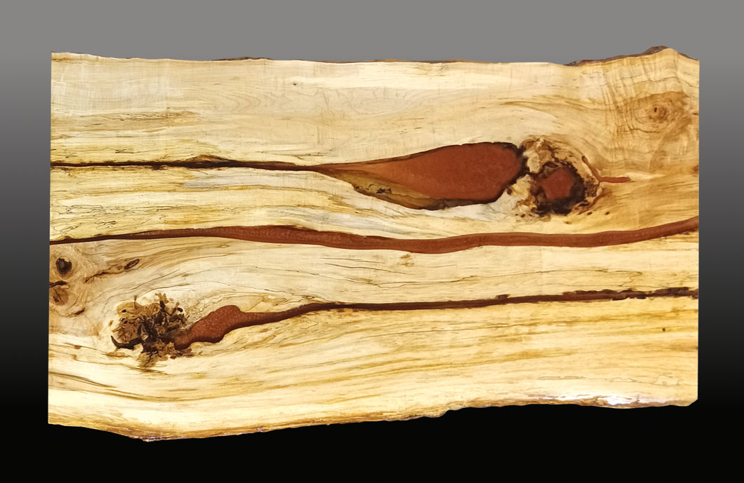 Portfolio Piece |  Spalted Maple River Table 3D Pretty Penny Epoxy