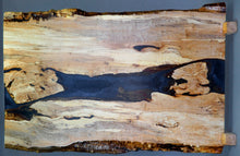 Load image into Gallery viewer, spalted_maple_burl_black_clear_river_table_top2