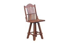 Load image into Gallery viewer, cherry_wood_formal_swivel_pub_barstool