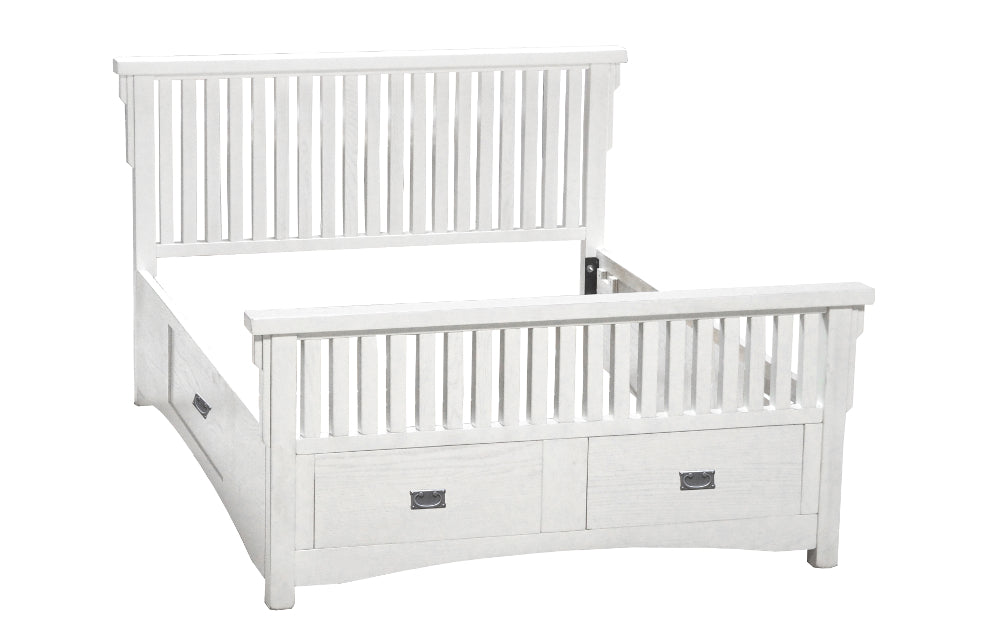 Sierra Mission Storage Bed Made in USA Solid Wood Bed with Drawers