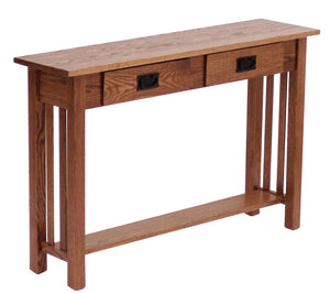 mission-sofa-console-table-with-drawers-shelf