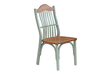 Load image into Gallery viewer, formal_wood_kitchen_chair_two_tone_sage_green